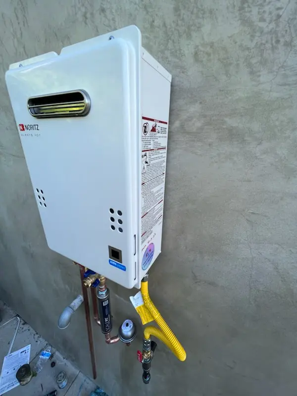 Tankless water heater installation for Pantown homes
